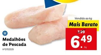 Lidl Medalhões de Pescada promoção