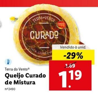 Lidl Terra do Vento Queijo Curado de Mistura promoção