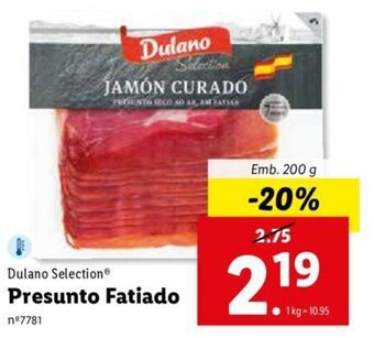 Dulano Selection Presunto Fatiado 200g