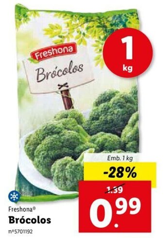Lidl Freshona Brócolos 1kg promoção