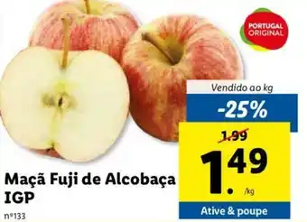 Lidl Maçã Fuji de Alcobaça IGP promoção