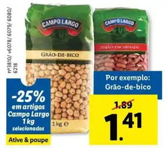 Lidl Grão-de-Bico Campo Largo 1kg promoção