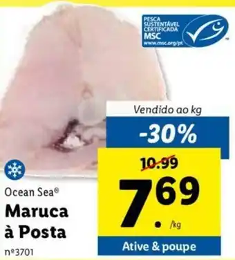 Lidl Ocean Sea Maruca à Posta promoção