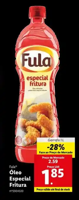 Lidl Fula Óleo Especial Fritura 1L promoção