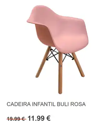 Cadeira Infantil Buli Rosa