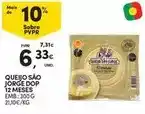 Continente Queijo são jorge dop 12 meses promoção