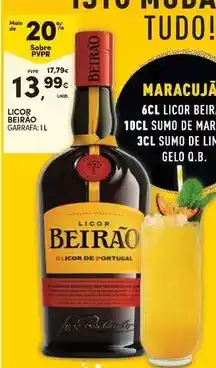 Continente Licor beirao - licor promoção