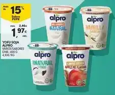 Continente Alpro - yofu soja promoção