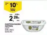 Continente Matinal - manteiga magra promoção