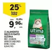 Continente Ultima - alimento seco p/gato promoção