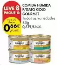 Pingo Doce Gourmet - comida húmida p/gato gold promoção