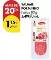 Pingo Doce Porminho - salame promoção