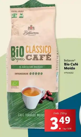 Lidl Bellarom - bio café promoção