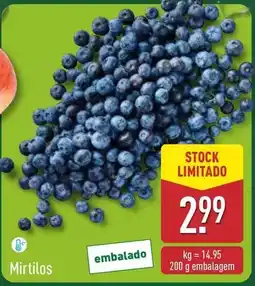 ALDI Mirtilos promoção
