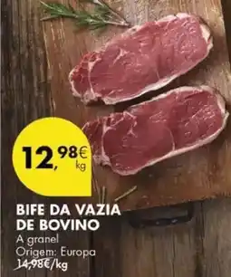 Pingo Doce A+ - bife da vazia de bovino promoção