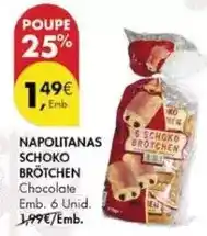 Pingo Doce Napolitanas schoko promoção