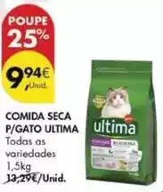 Pingo Doce Ultima - comida seca p/gato promoção