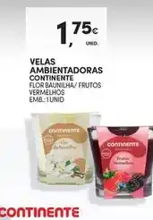 Continente Continente - velas ambientadoras promoção