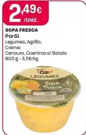 Intermarché Porsi - sopa fresca promoção