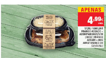 Menu Familiar Frango Assado+ Acompanhamento