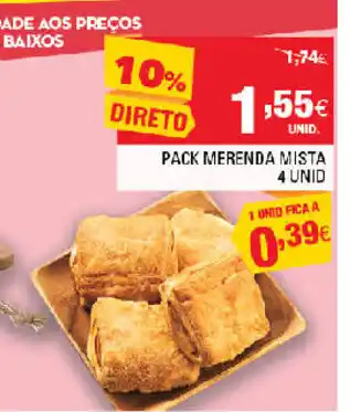 Continente Pack Merenda Mista 4 Unid promoção