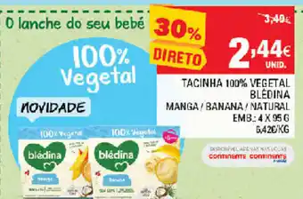 Continente Tacinha 100% Vegetal Blédina 4x95g promoção