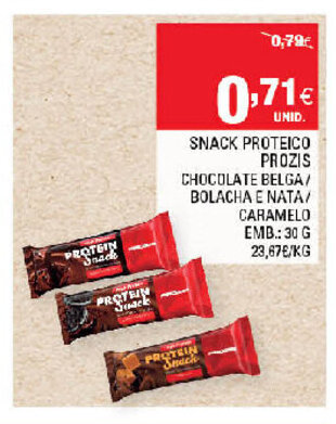 Continente Snack Proteico Prozis 30g promoção