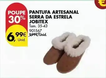 Pingo Doce Estrela - pantufa artesanal serra da estrela promoção