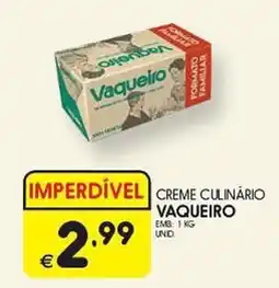 Creme culinário vaqueiro