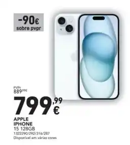 Radio Popular Apple iphone 15 128gb promoção
