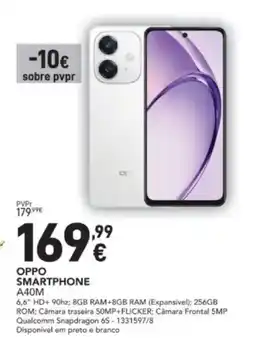 Radio Popular Oppo smartphone A40M promoção