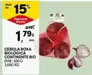 Continente Continente bio - cebola roxa biologica promoção