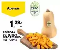 Continente Abóbora butternut zero residuo pesticidas promoção