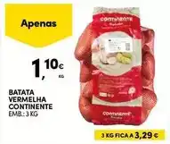 Continente Continente - batata vermelha promoção