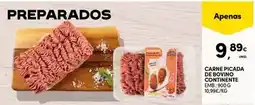 Continente Continente - carne picada de bovino promoção