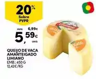 Continente Limiano - queijo de vaca amanteigado promoção