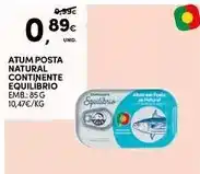 Continente Continente - atum posta natural promoção