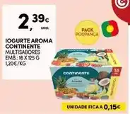 Continente Continente - iogurte aroma promoção