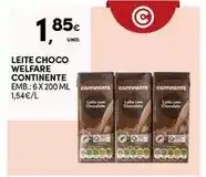 Continente Continente - leite choco promoção