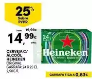 Continente Heineken - cerveja c/ alcool promoção