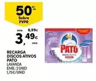 Continente Pato - recarga discos ativos promoção