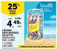 Continente Gillette - lamina descartável promoção