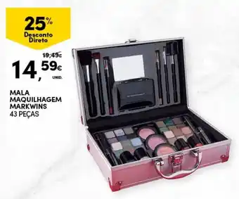 Continente Mala Maquilhagem Markwins 43 Peças promoção