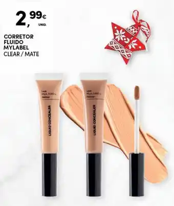 Continente Corretor Fluido MyLabel Clear/Mate promoção