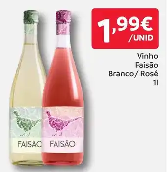 Amanhecer Vinho Faisão Branco/Rosé promoção