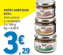 E.Leclerc Eco+ - pates sortidos promoção