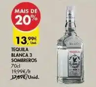 Tequila blanca 3 sombreros