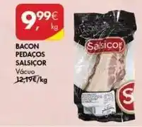 Pingo Doce Bacon pedaços salsicor promoção