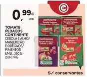 Continente Continente - tomate pedacos promoção