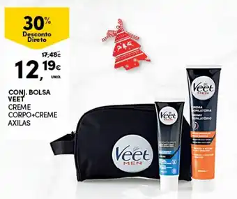 Conj. Bolsa Veet Creme Corpo+Creme Axilas